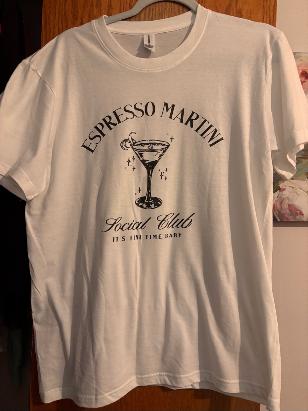 Espresso Martini Social Club White Graphic Tee